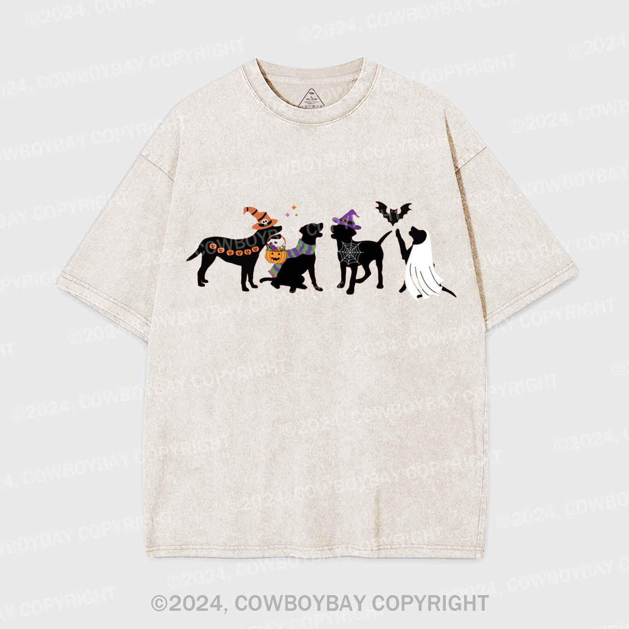 Halloween Dog Garment-dye Tees