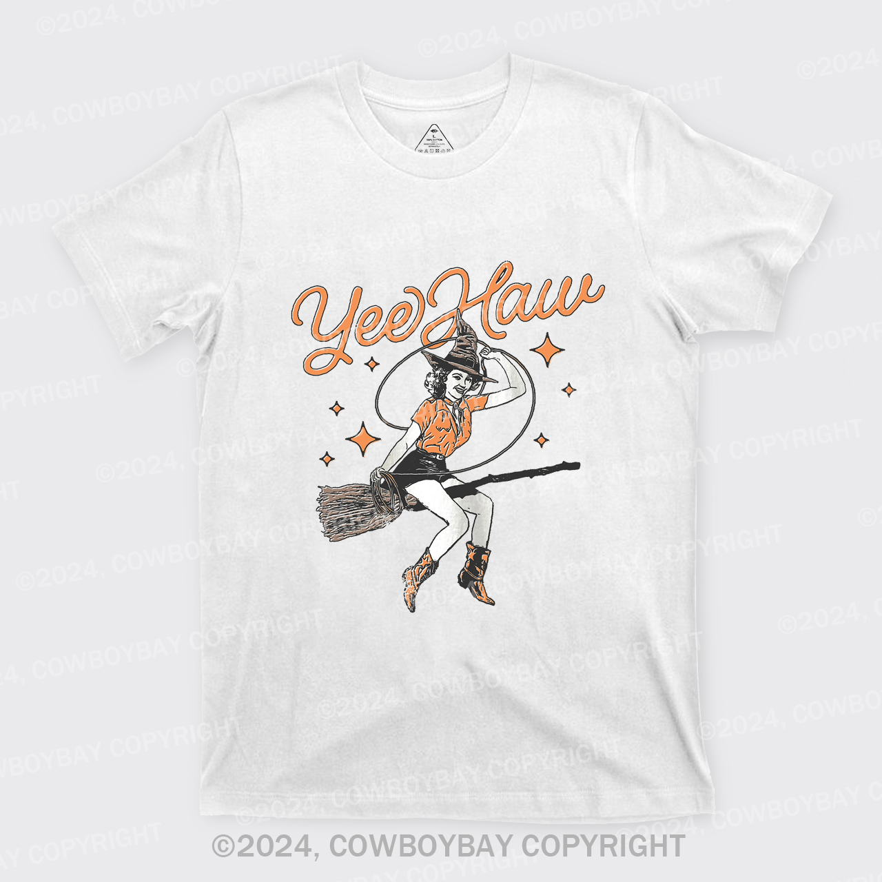 Yee Haw Vintage Halloween Cowgirl Witch T-Shirts