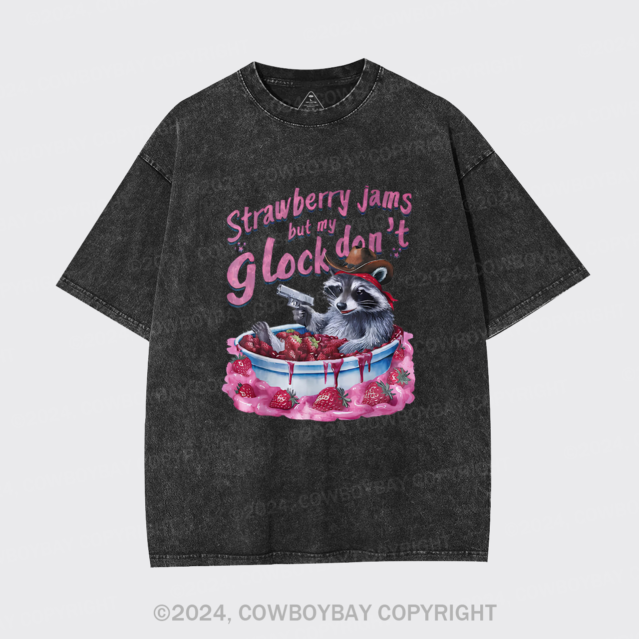 Let's Soak In The Strawberry Bath Garment-dye Tees