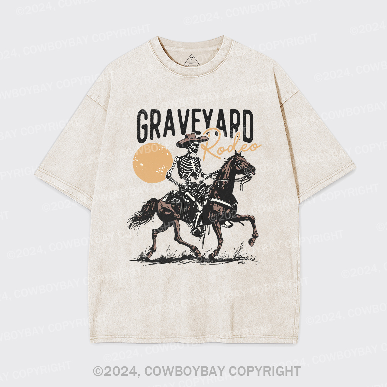 Graveyard Rodeo Garment-dye Tees