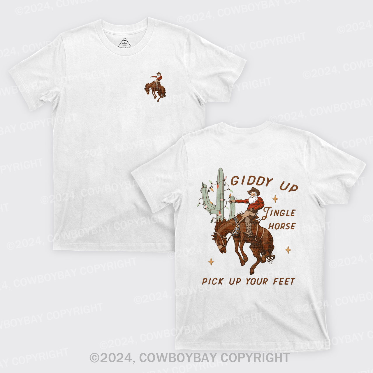 Giddy Up Jingle Horse Christmas T-Shirts