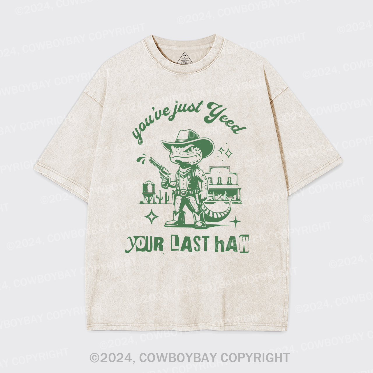 Your Last Haw Cowboy Frog Garment-dye Tees