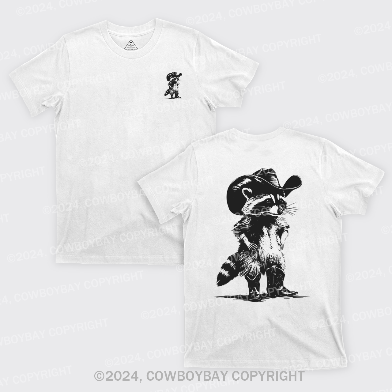 Western Vintage Cowboy Racoon T-Shirts