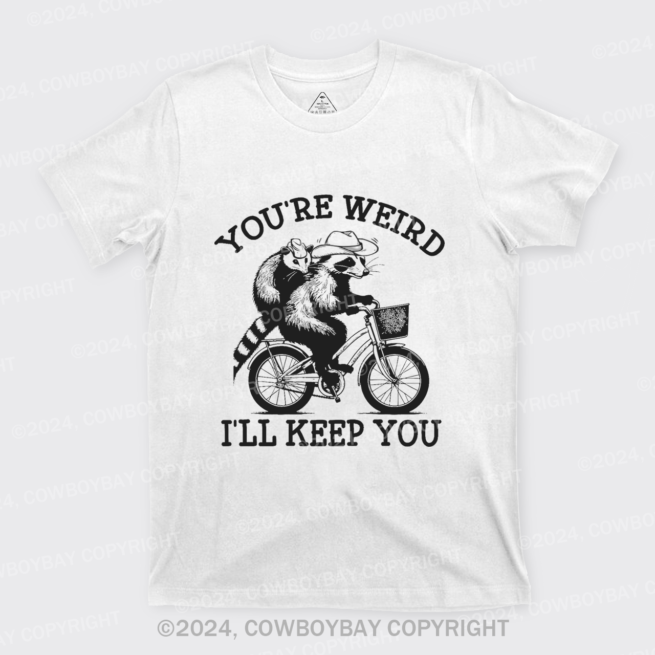 Raccoon and Possum Cycle Riding T-Shirts