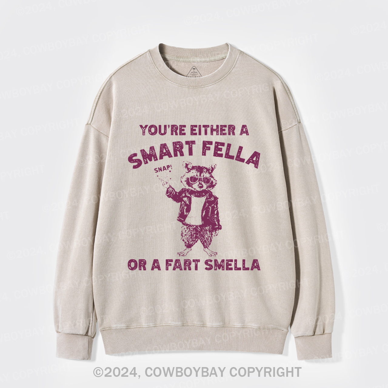 Snap Your Fingers Everyone Washed Sweatshirts