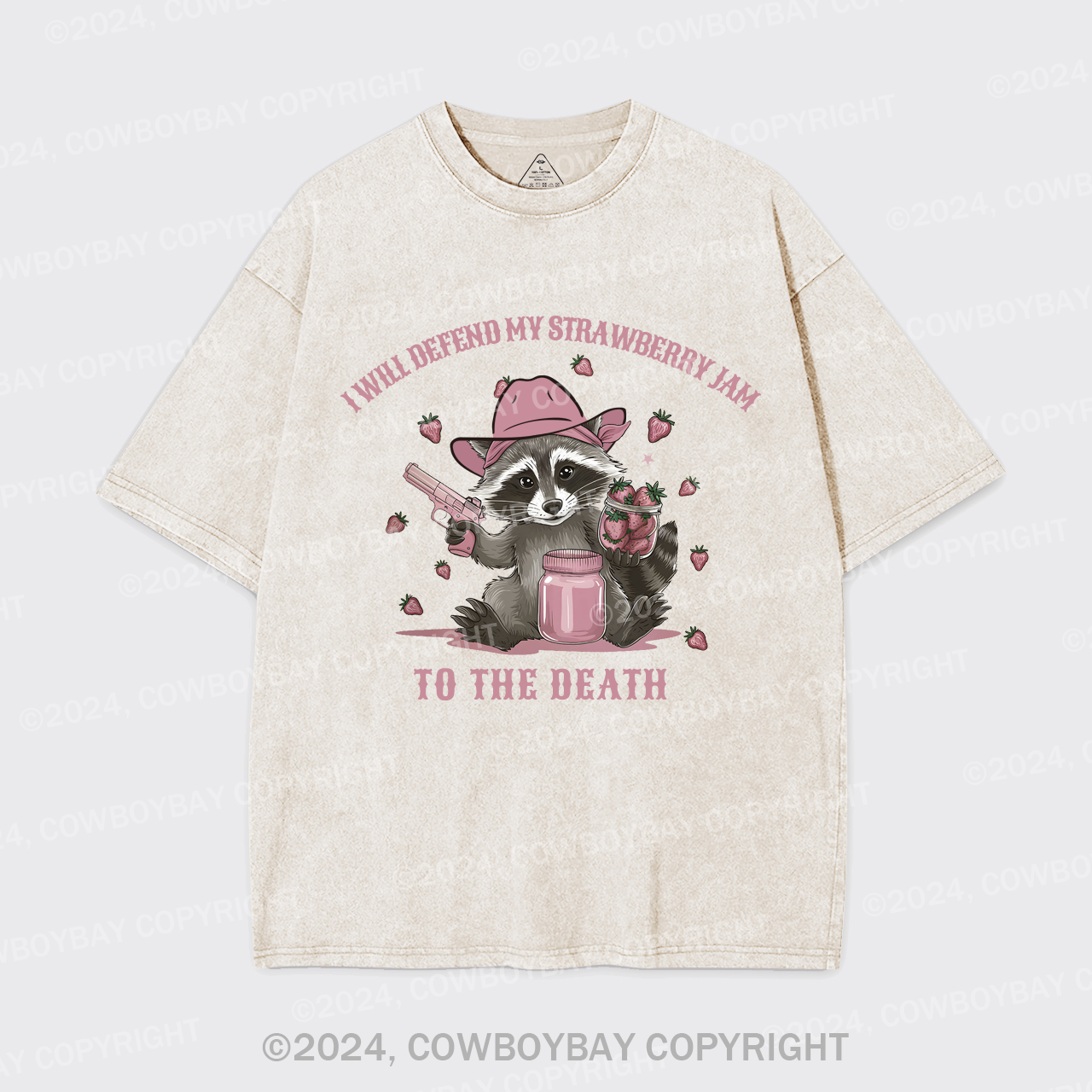 I Will Defend My Strawberry Jam To The Death Garment-dye Tees