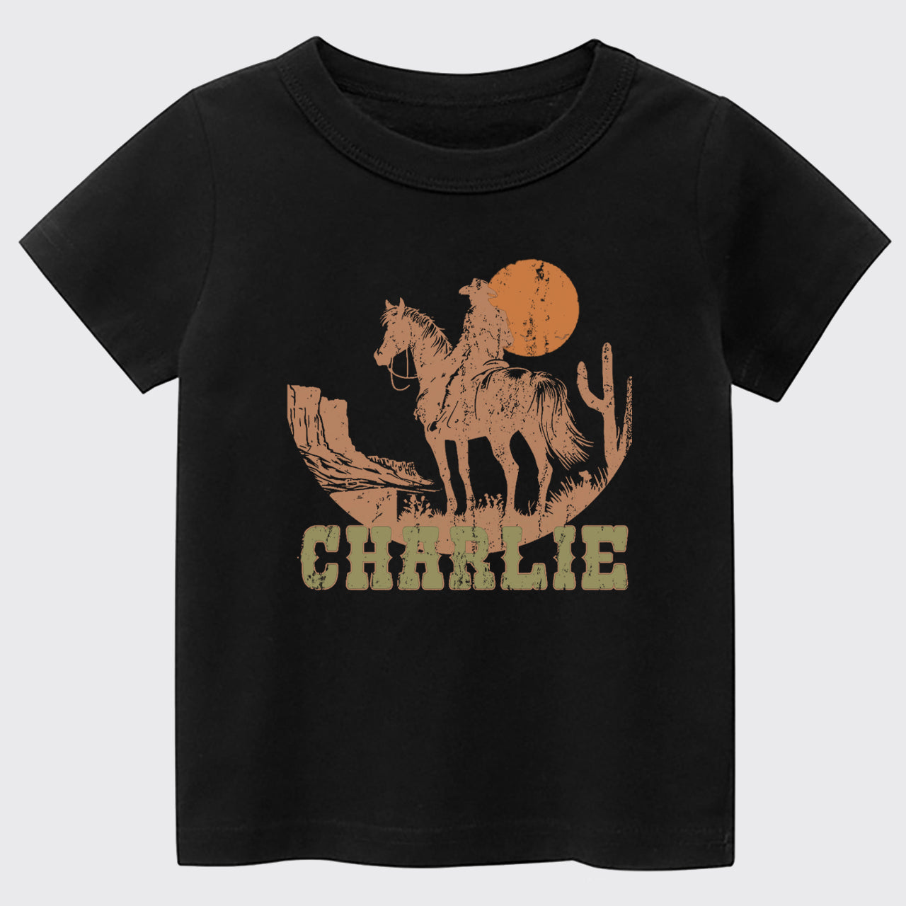 Personalized Cowboy Kids T-shirt