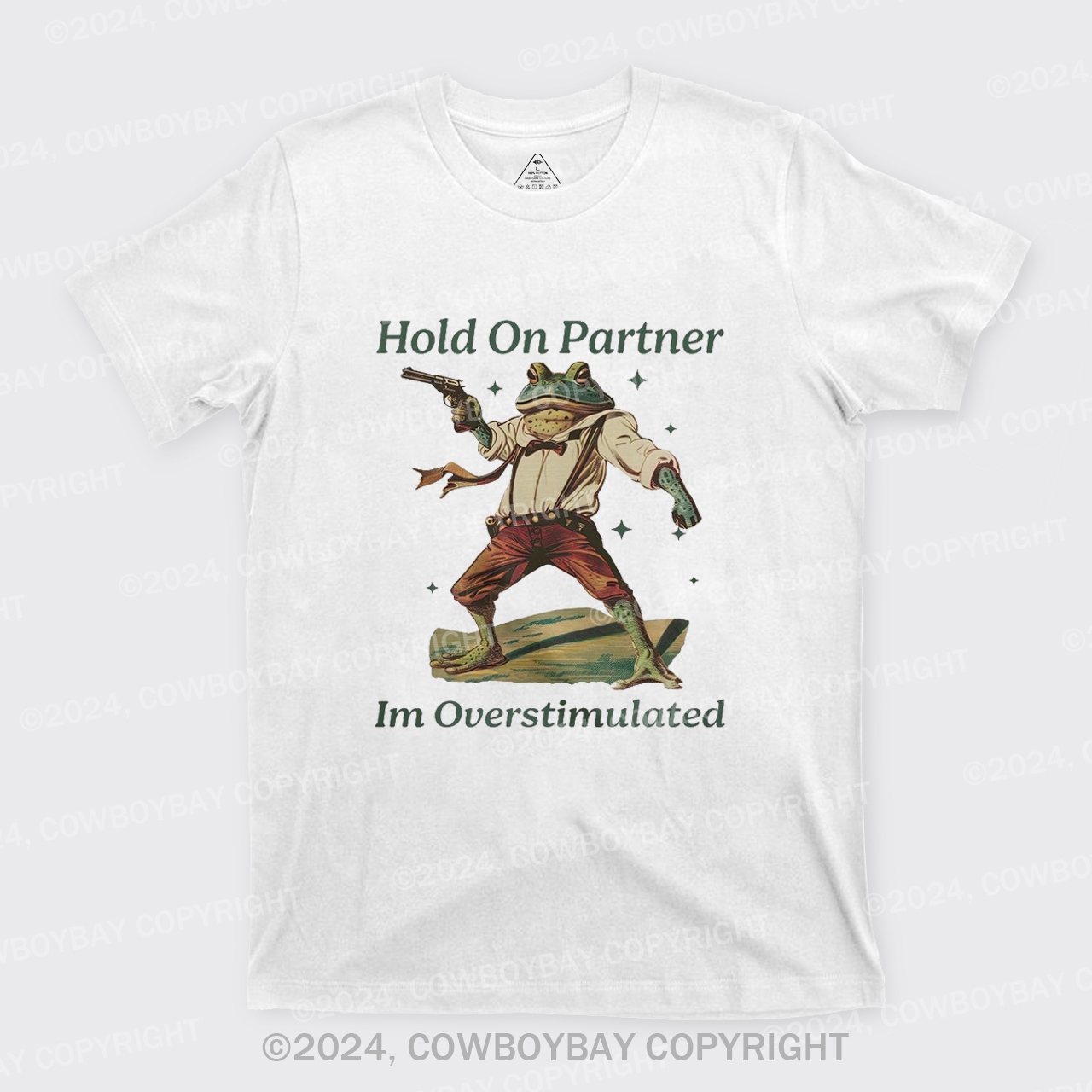 Hold On Partner Im Overstimulated T-Shirts