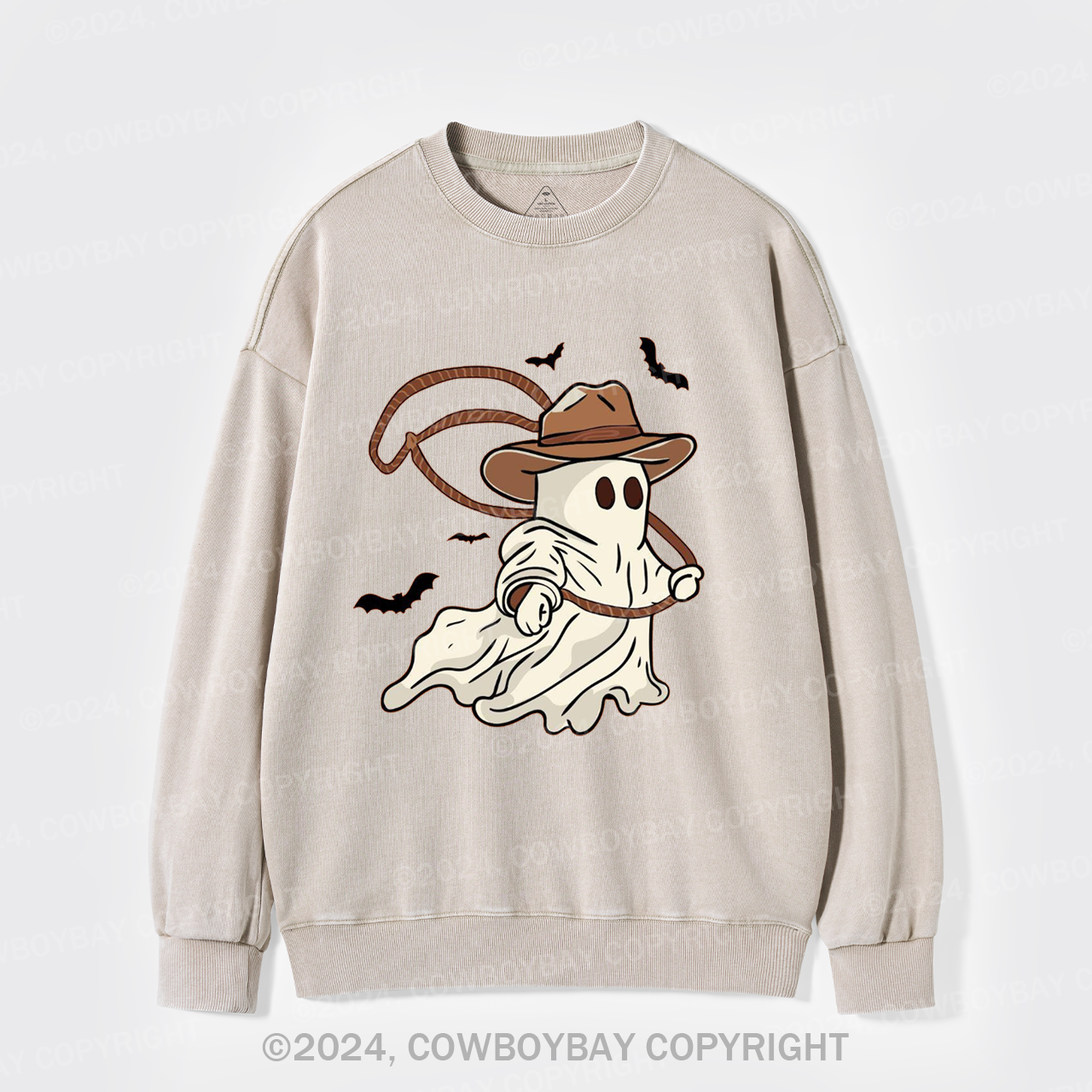 Ghost Cowboy Lasso Washed Sweatshirts
