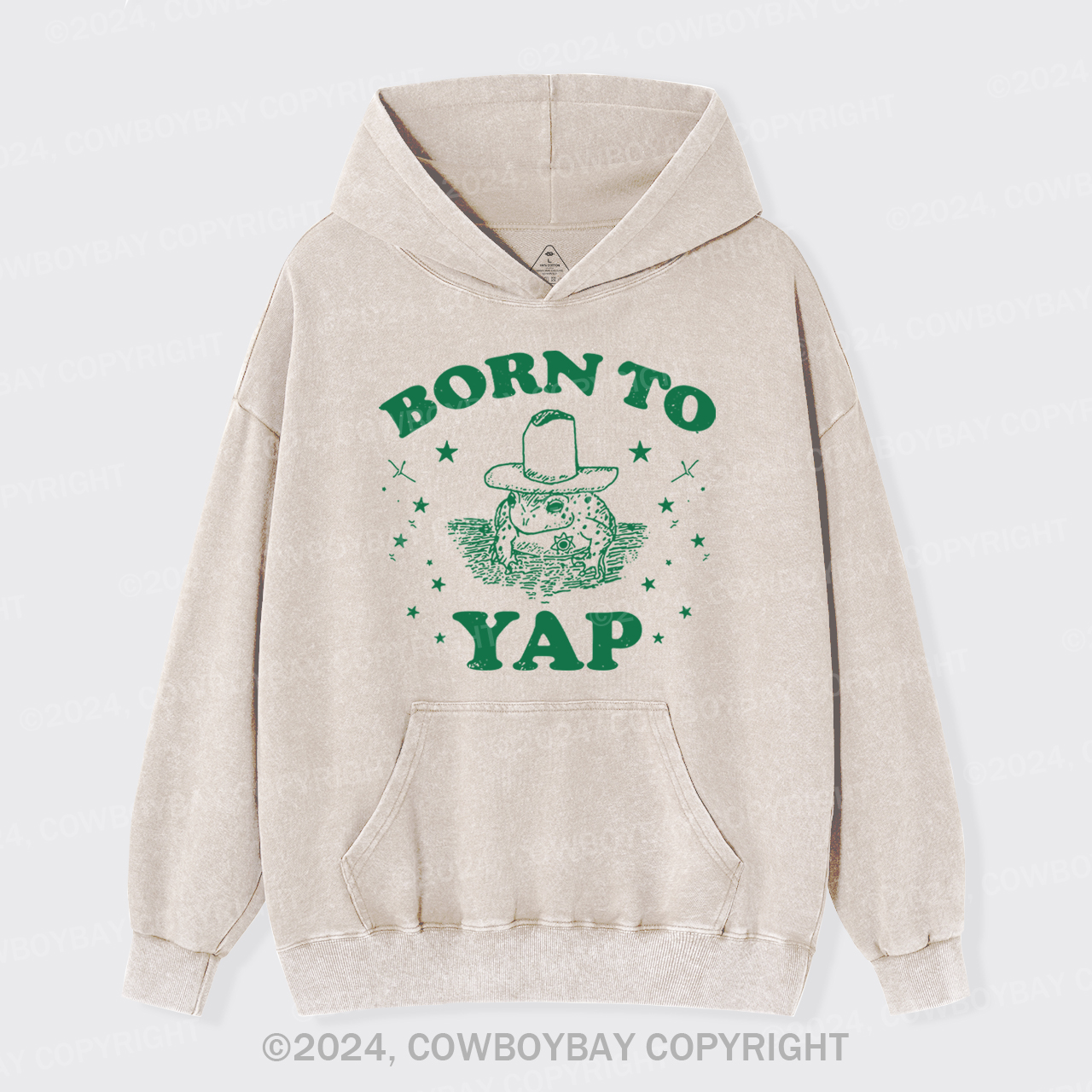 Born To Yap Garment-Dye Hoodies