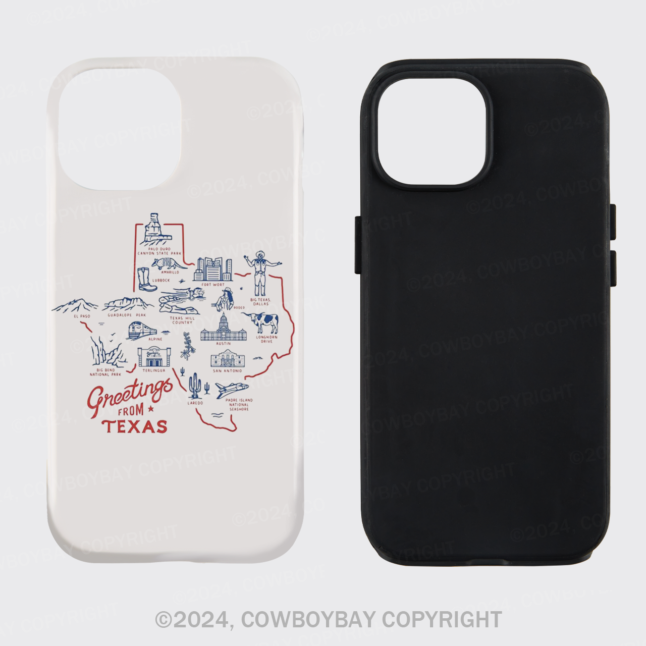 Greetings From Texas Phone Case