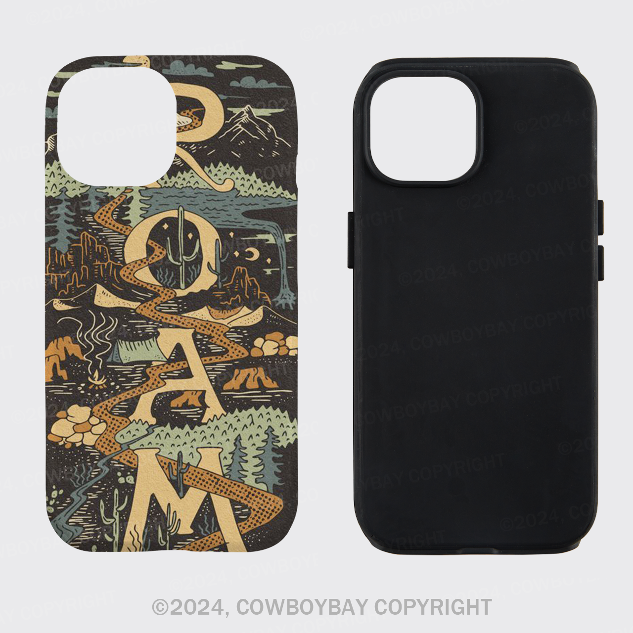 Vintage Cowboy Roam Phone Case