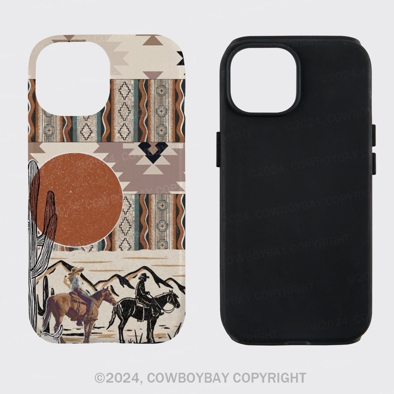 Classic Aztec Western Cowboy Phone Case