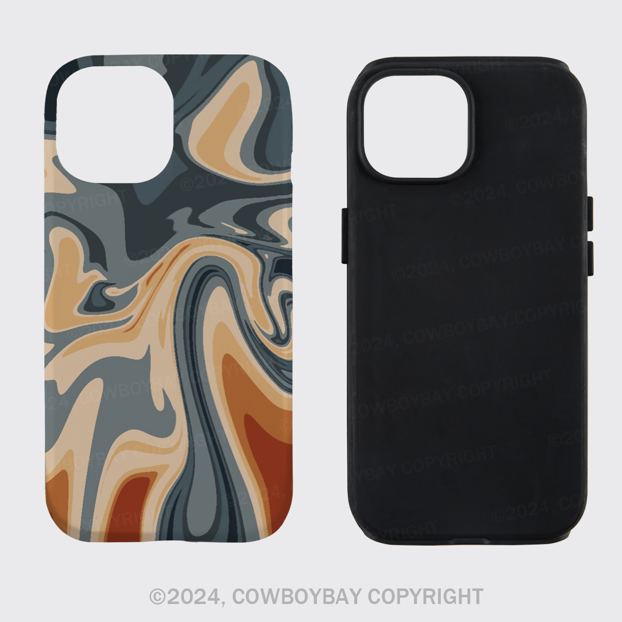 Classic Cowboy Water Ripples Phone Case