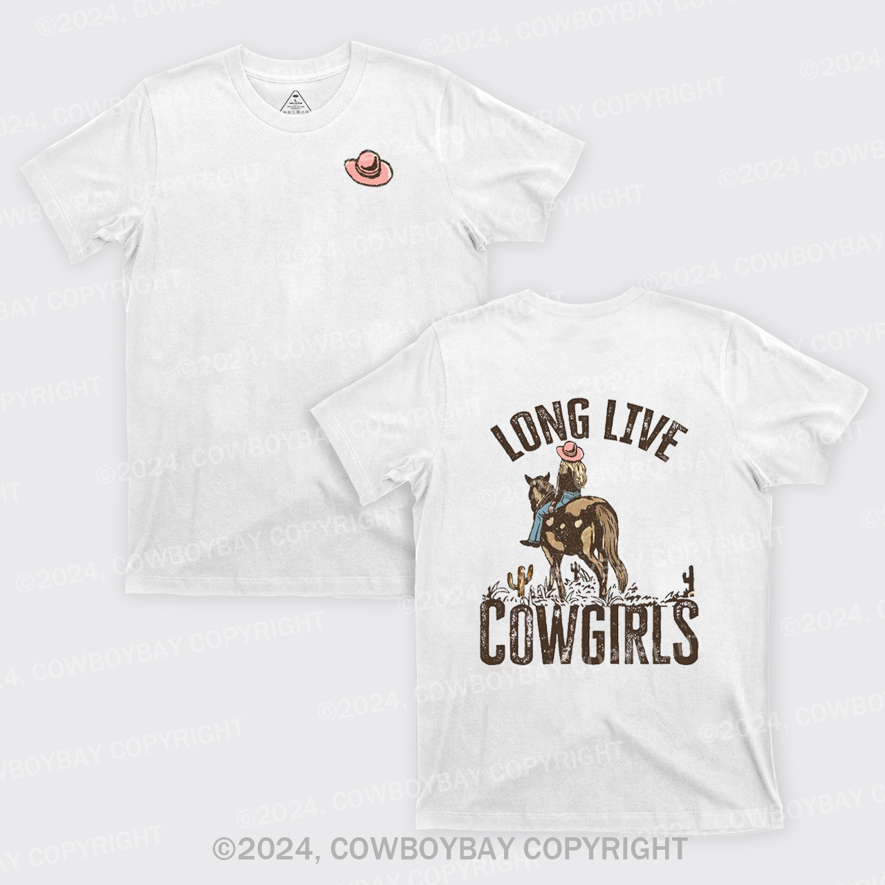 Cowboybay,Long Live Cowgirls T-Shirts