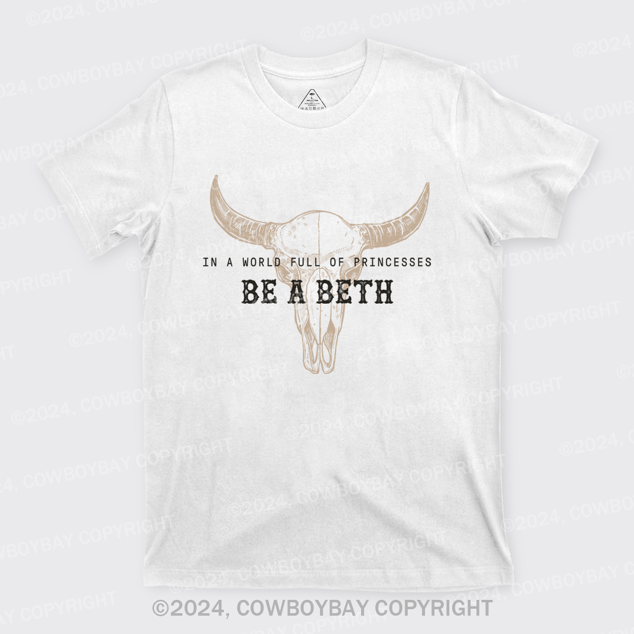 Cowboybay,Boho Cow Skull T-Shirts