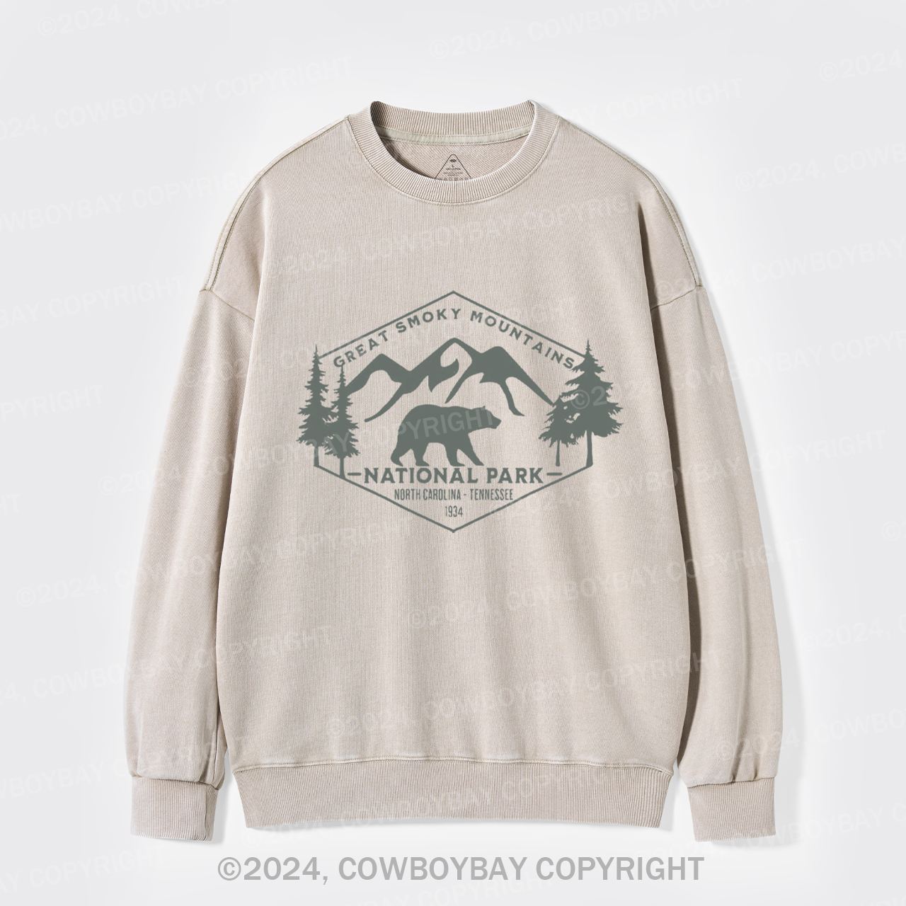 Great Smoky Mountains Washed Sweatshirts