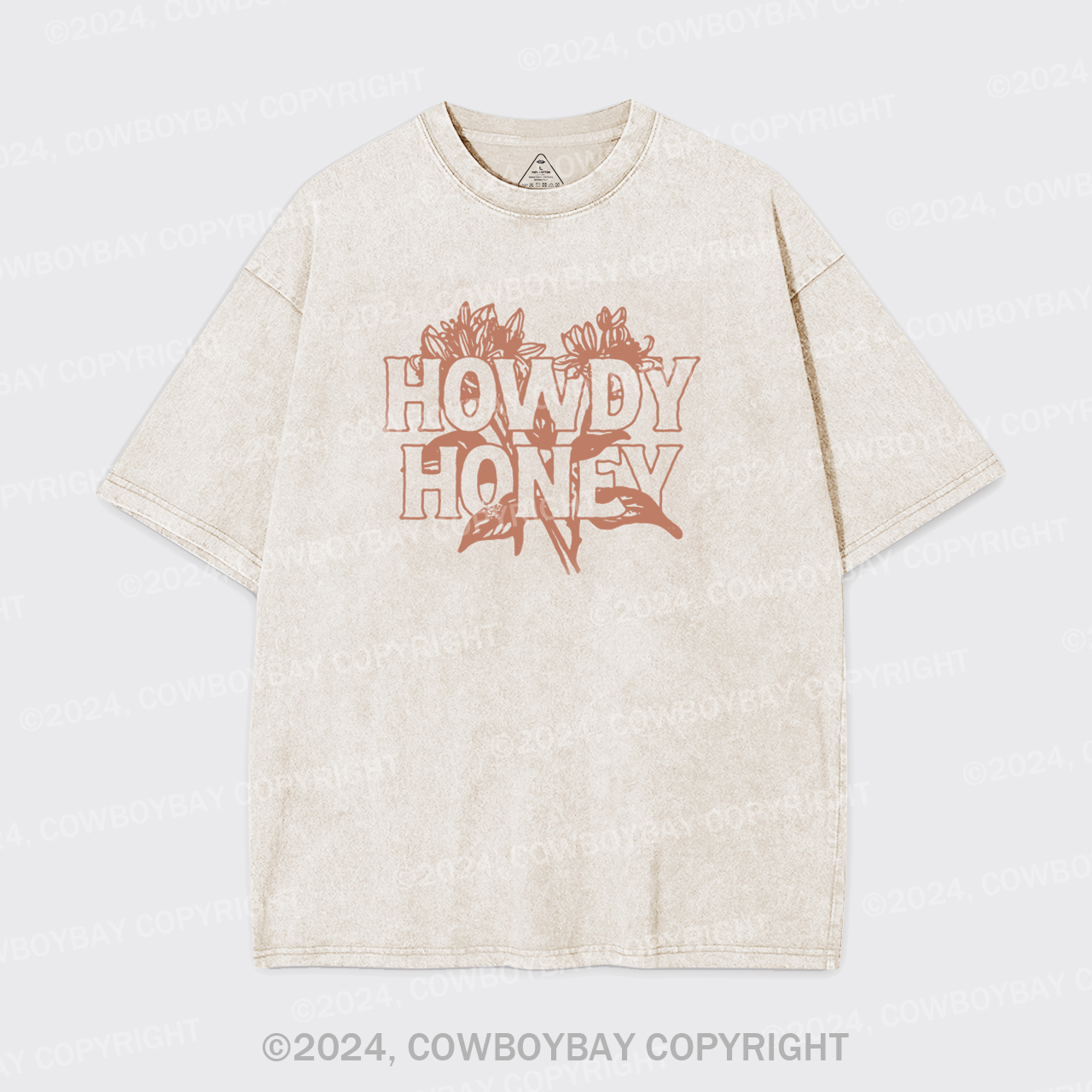 Howdy Honey Honeysuckle Plant Garment-dye Tees