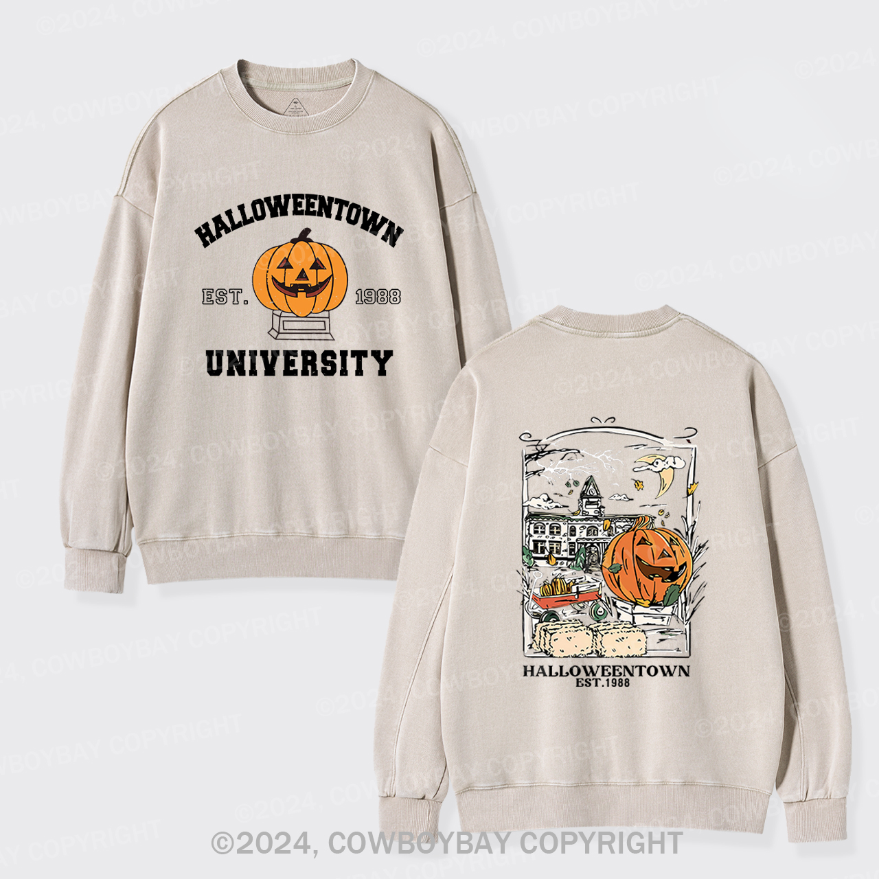 Halloweentown EST.1998 Washed Sweatshirts