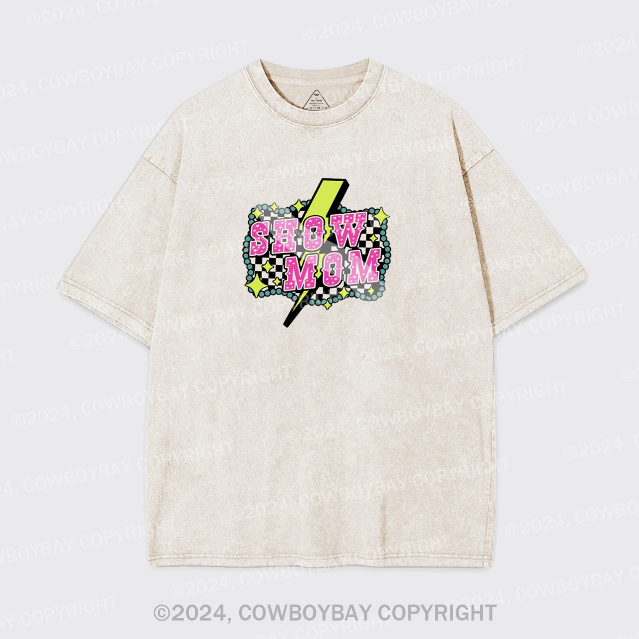 Show Mom Cowgirl Garment-dye Tees