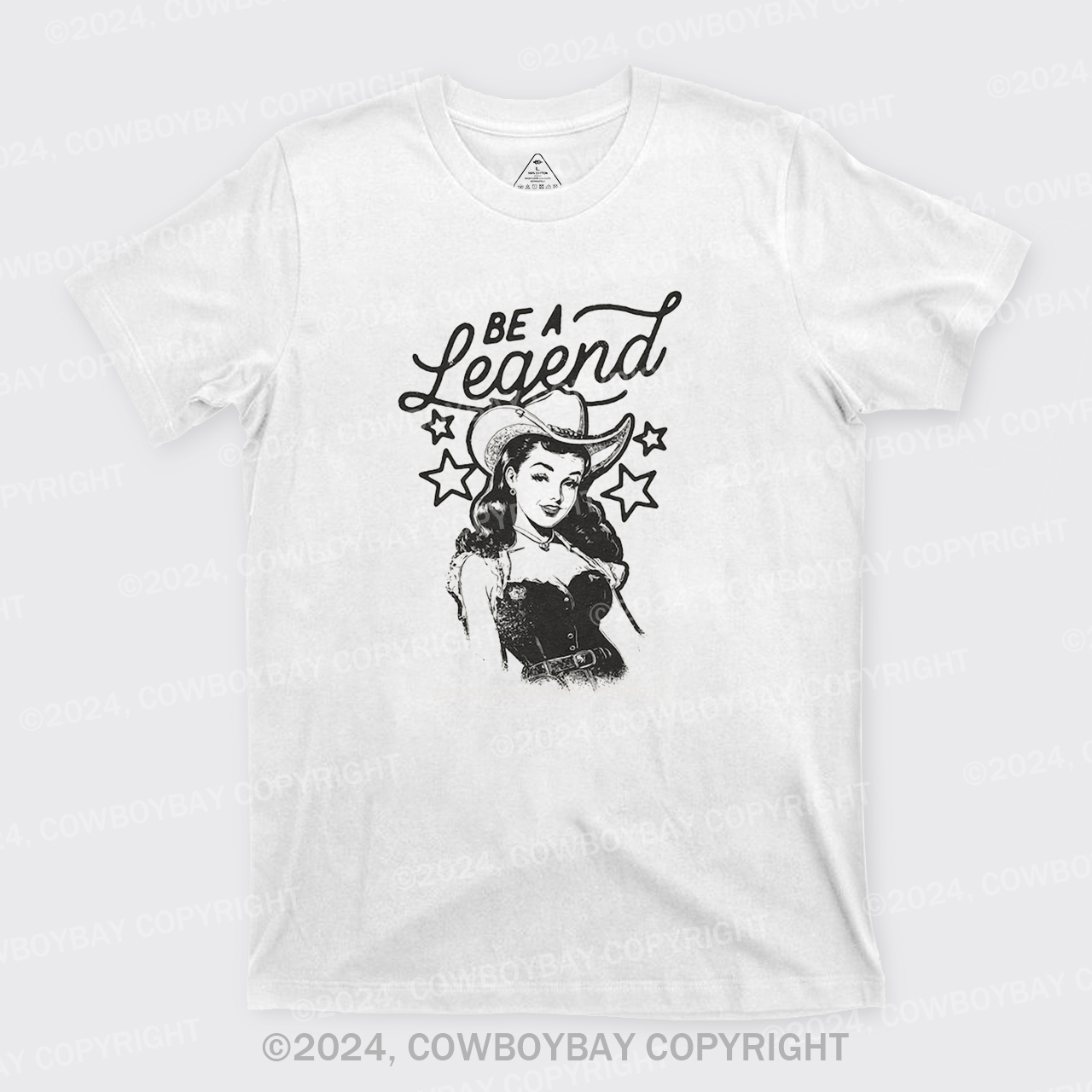 Vintage Sexy Cowgirl Be A Legend T-Shirts