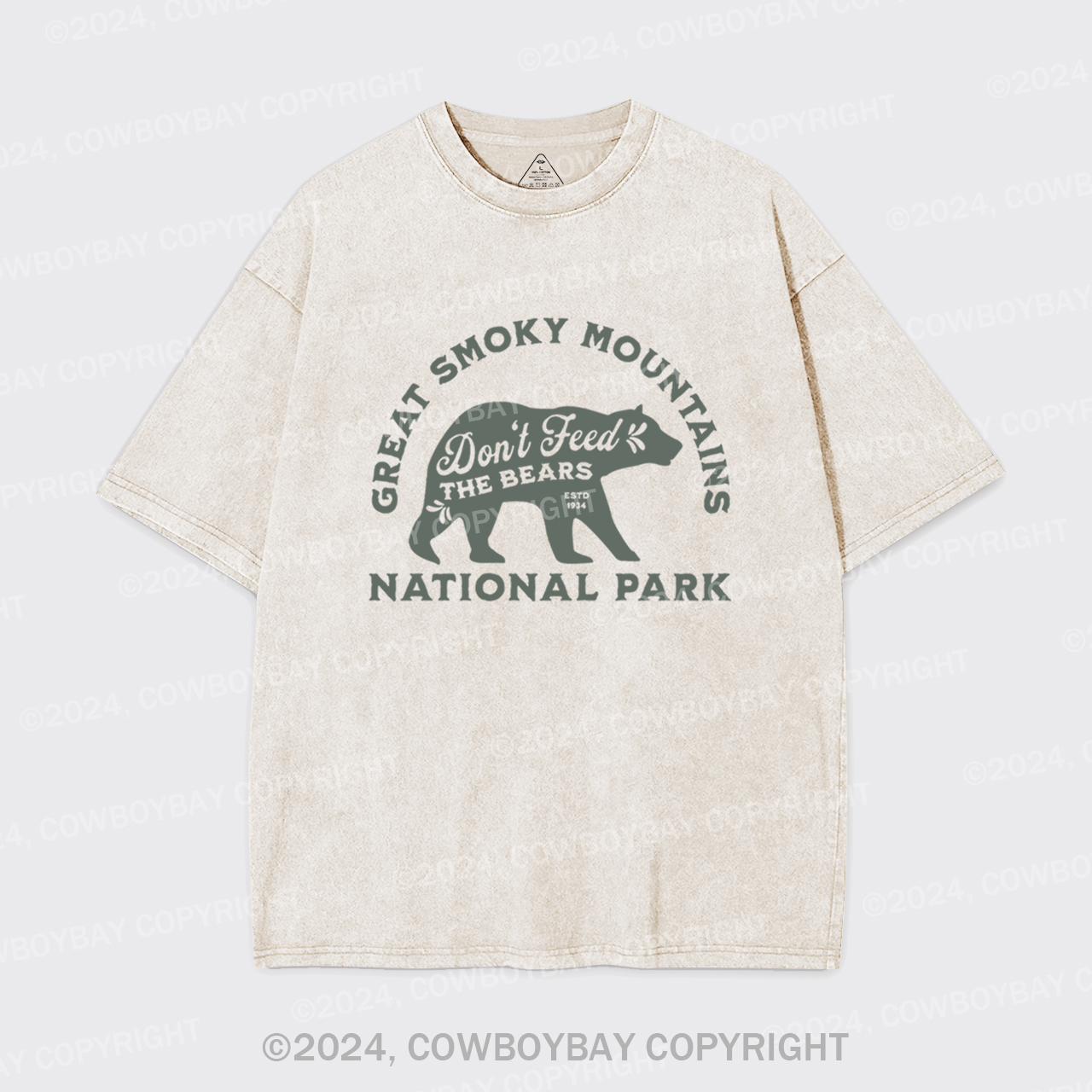 Don't Feed The Bears Garment-dye Tees