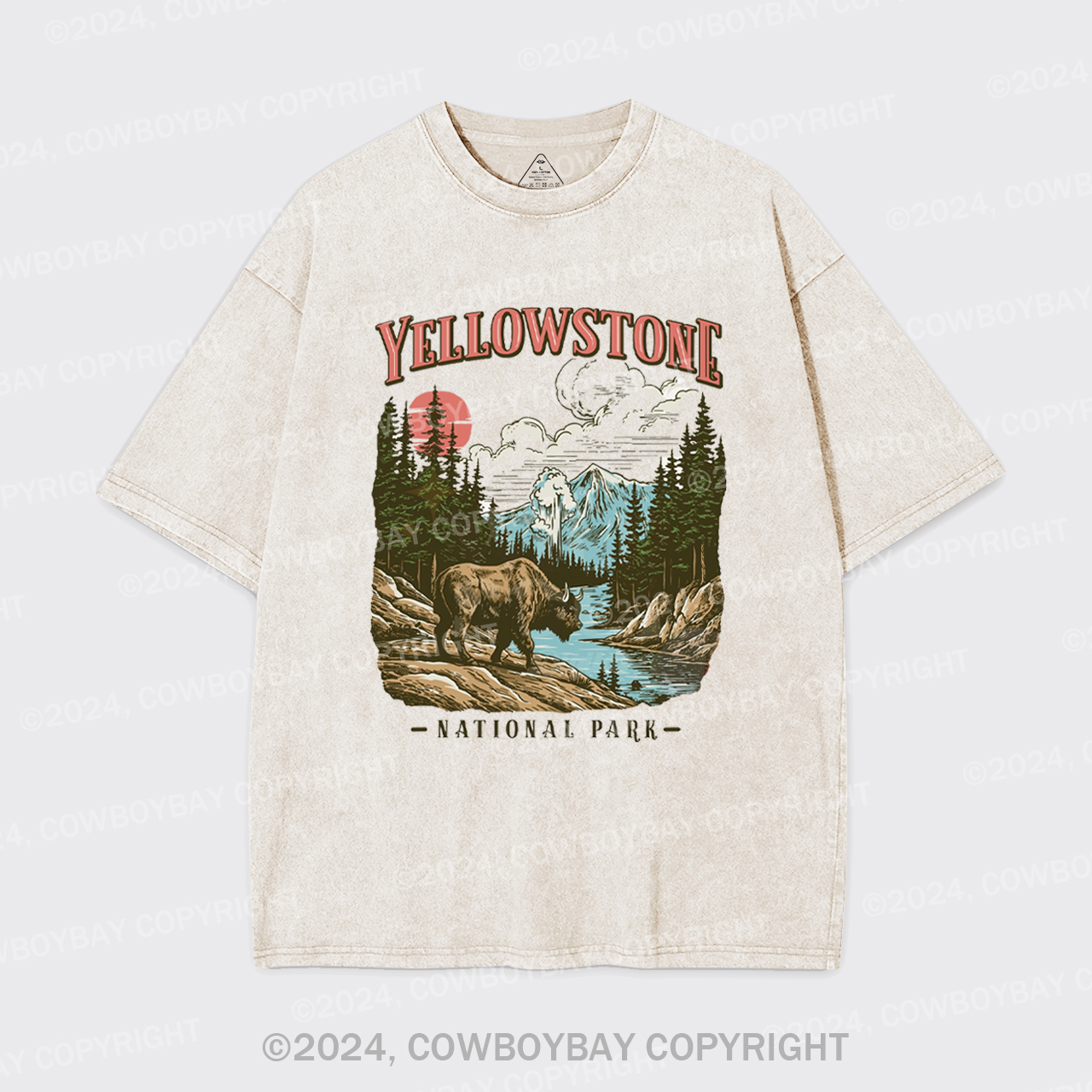 Vintage Yellowstone National Park Garment-dye Tees