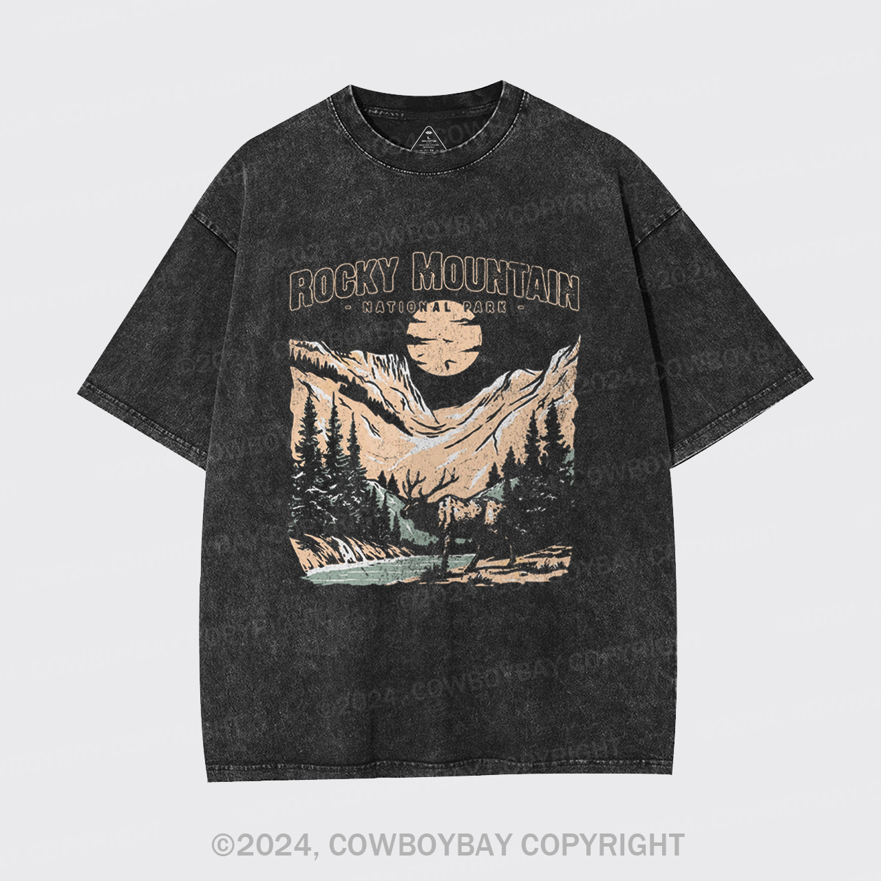 Rocky Mountain National Park Garment-dye Tees