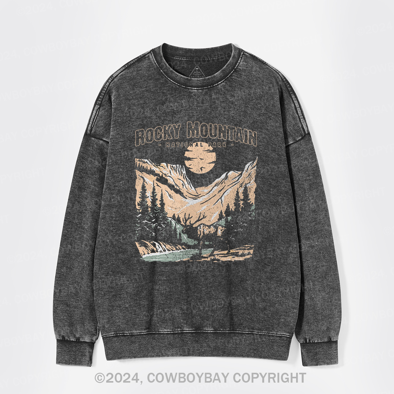 Rocky Mountain National Park Washed Sweatshirts
