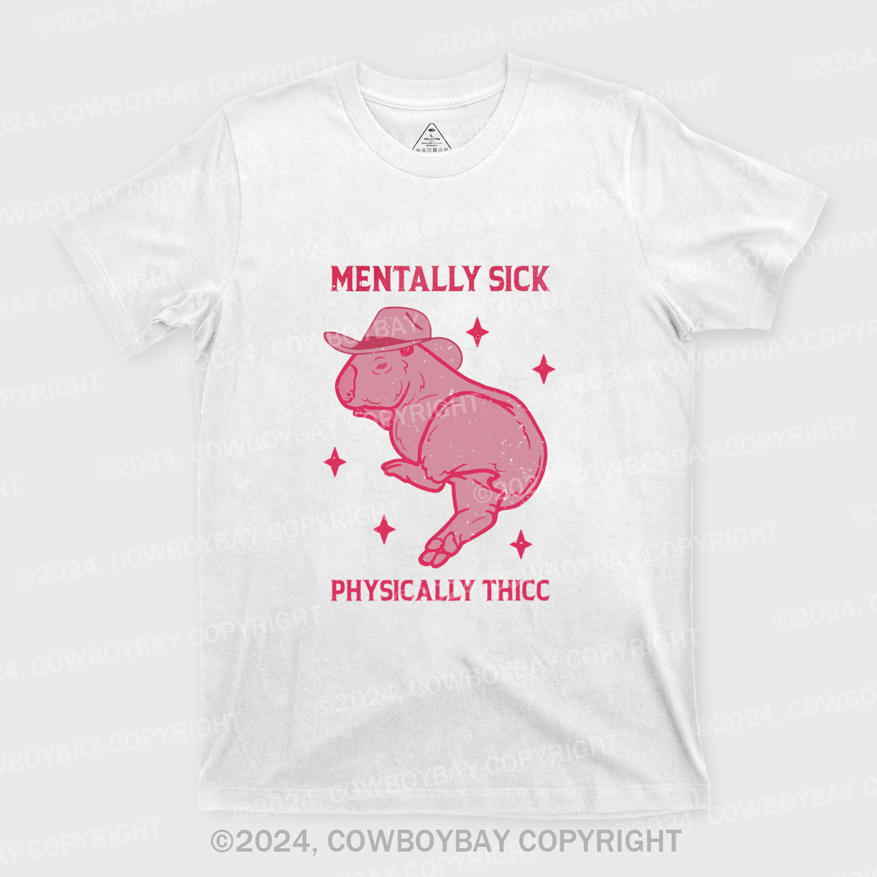 Mentally Sick Physically Thicc Capybara T-Shirts