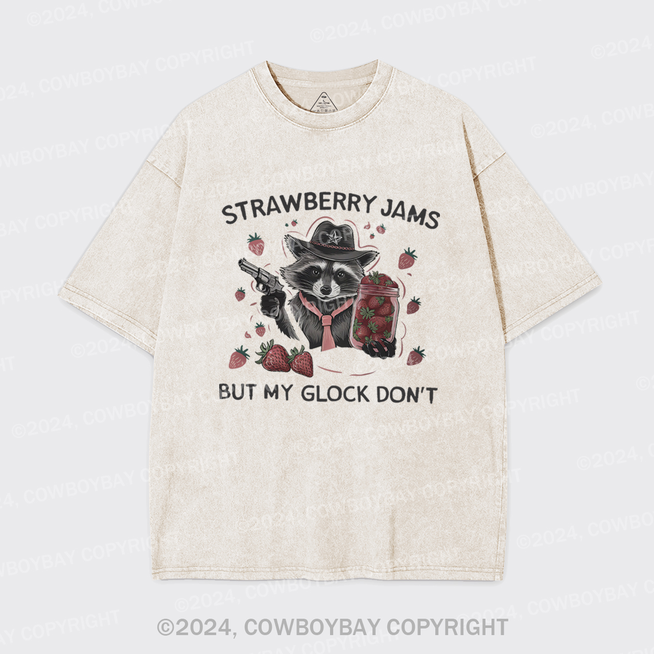 Strawberry Jams,But My Glock Don't Garment-dye Tees