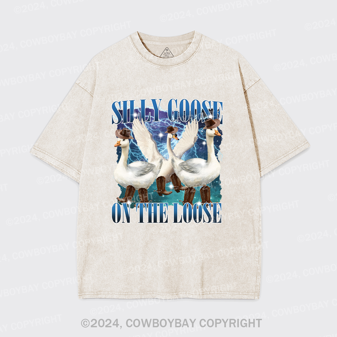 Silly Goose On The Loose Garment-dye Tees