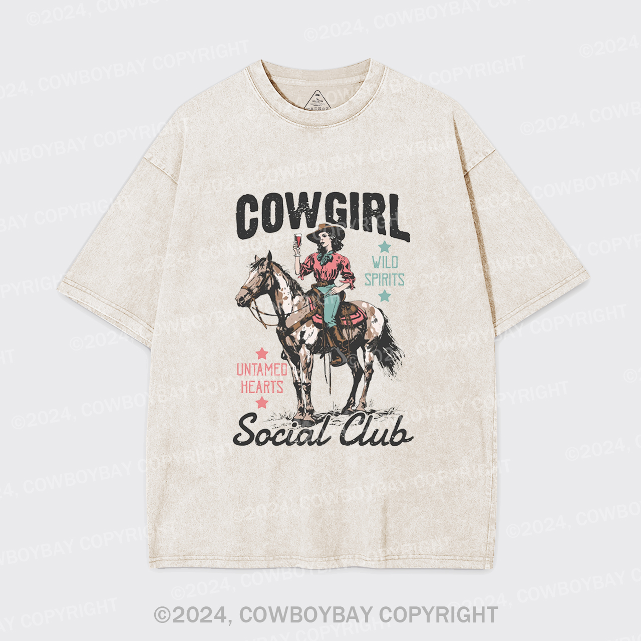 Cowgirl Social Club Garment-dye Tees