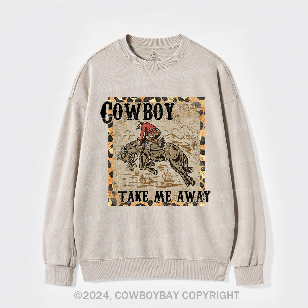 Cowboy Take Me Away,Western 90s Washed Sweatshirts