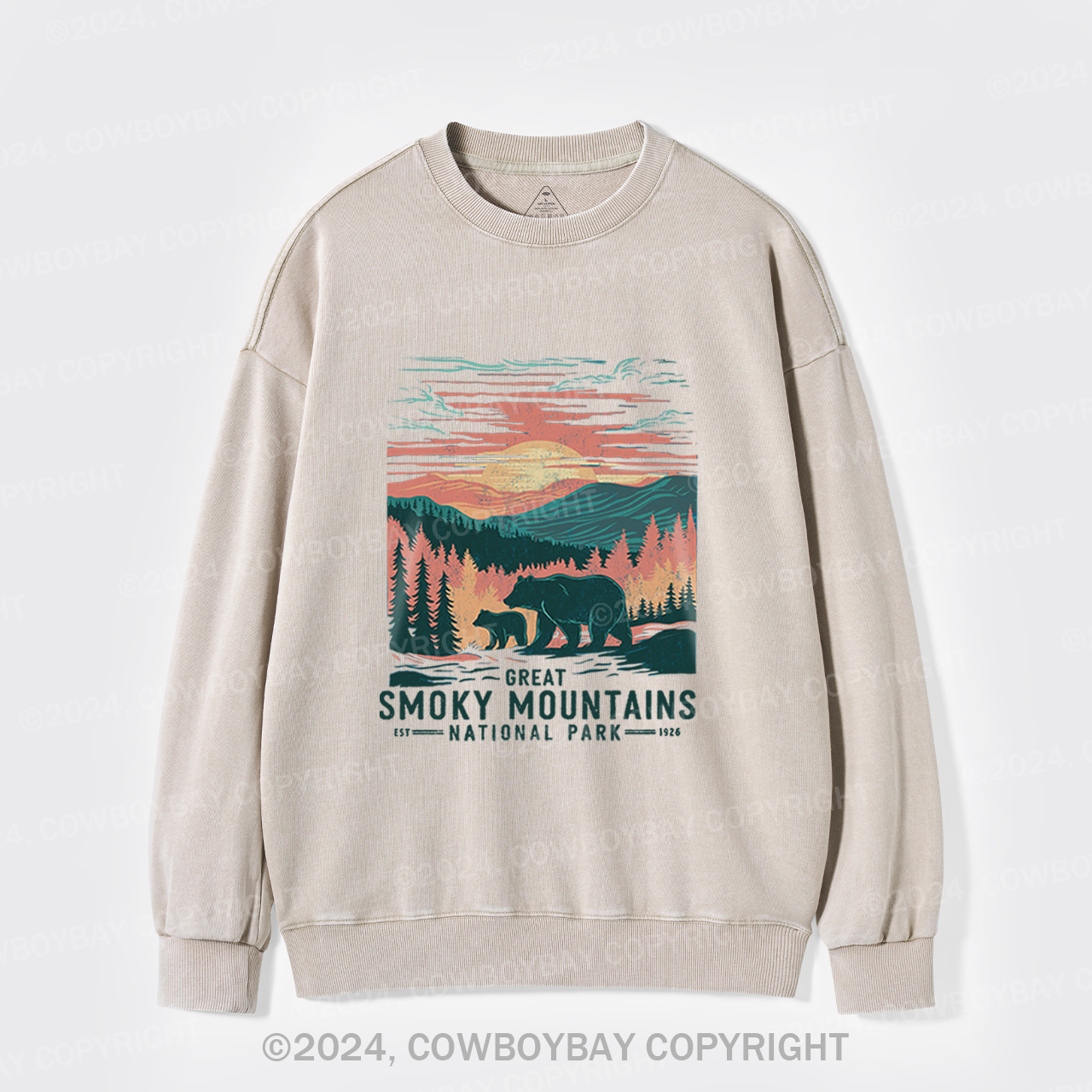 Tennessee Vacation Trip Washed Sweatshirts