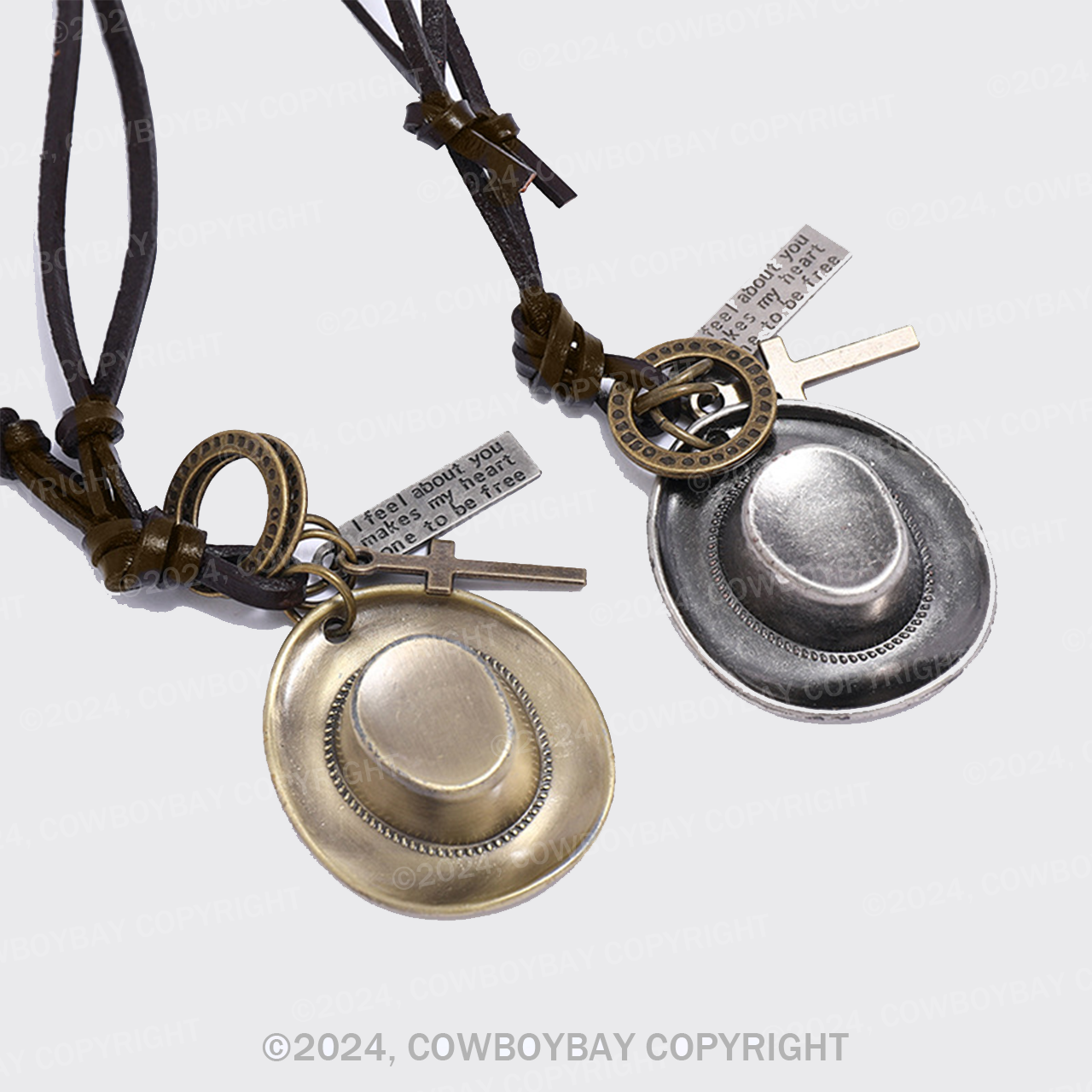 Cowboy Hat Necklace