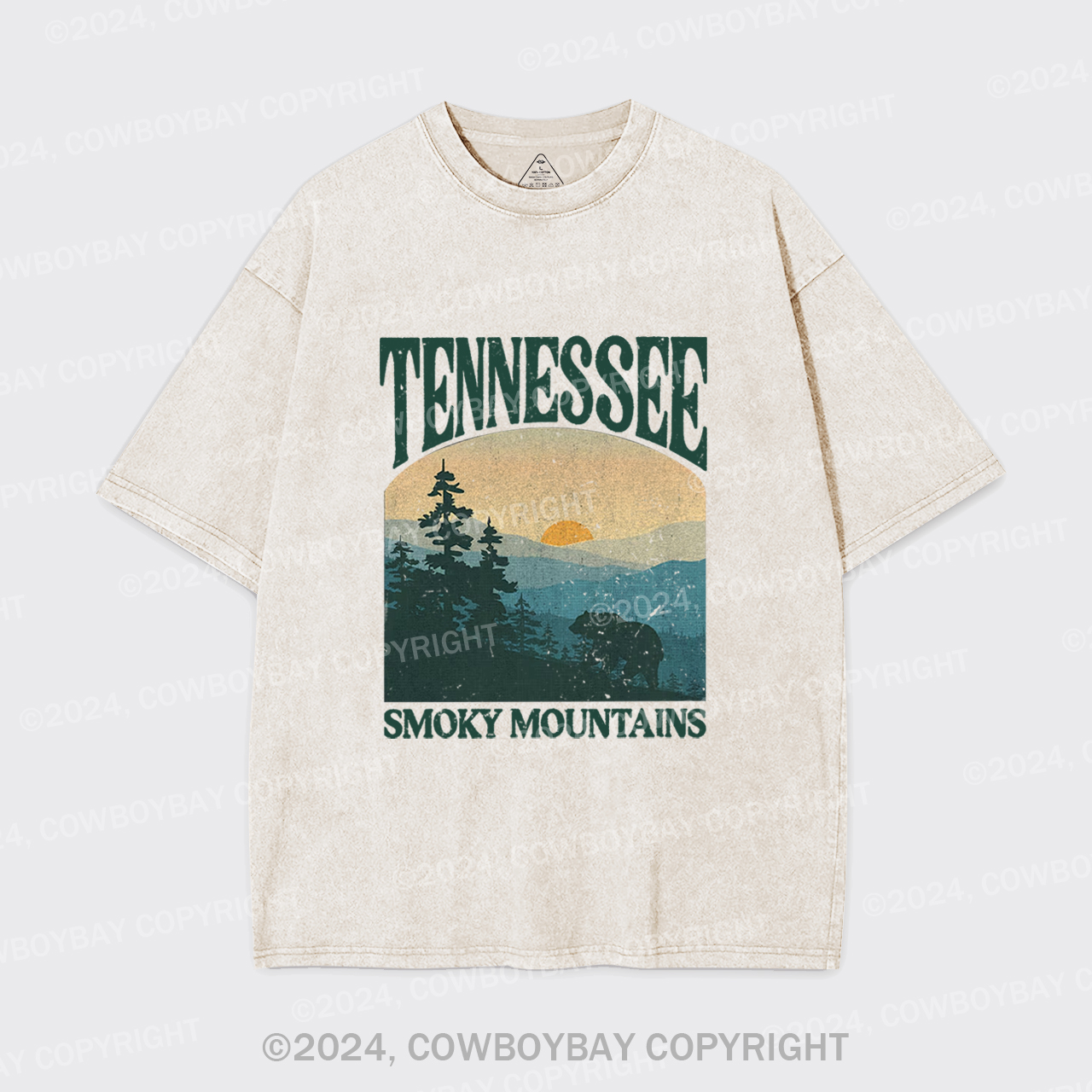Tennessee Smoky Mountains Garment-dye Tees
