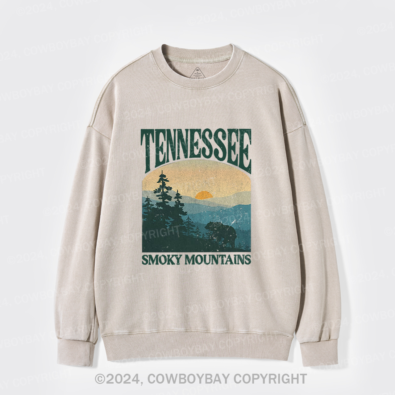 Tennessee Smoky Mountains Washed Sweatshirts