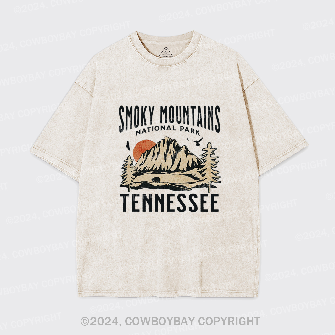 Smoky Mountains National Park Tennessee Garment-dye Tees