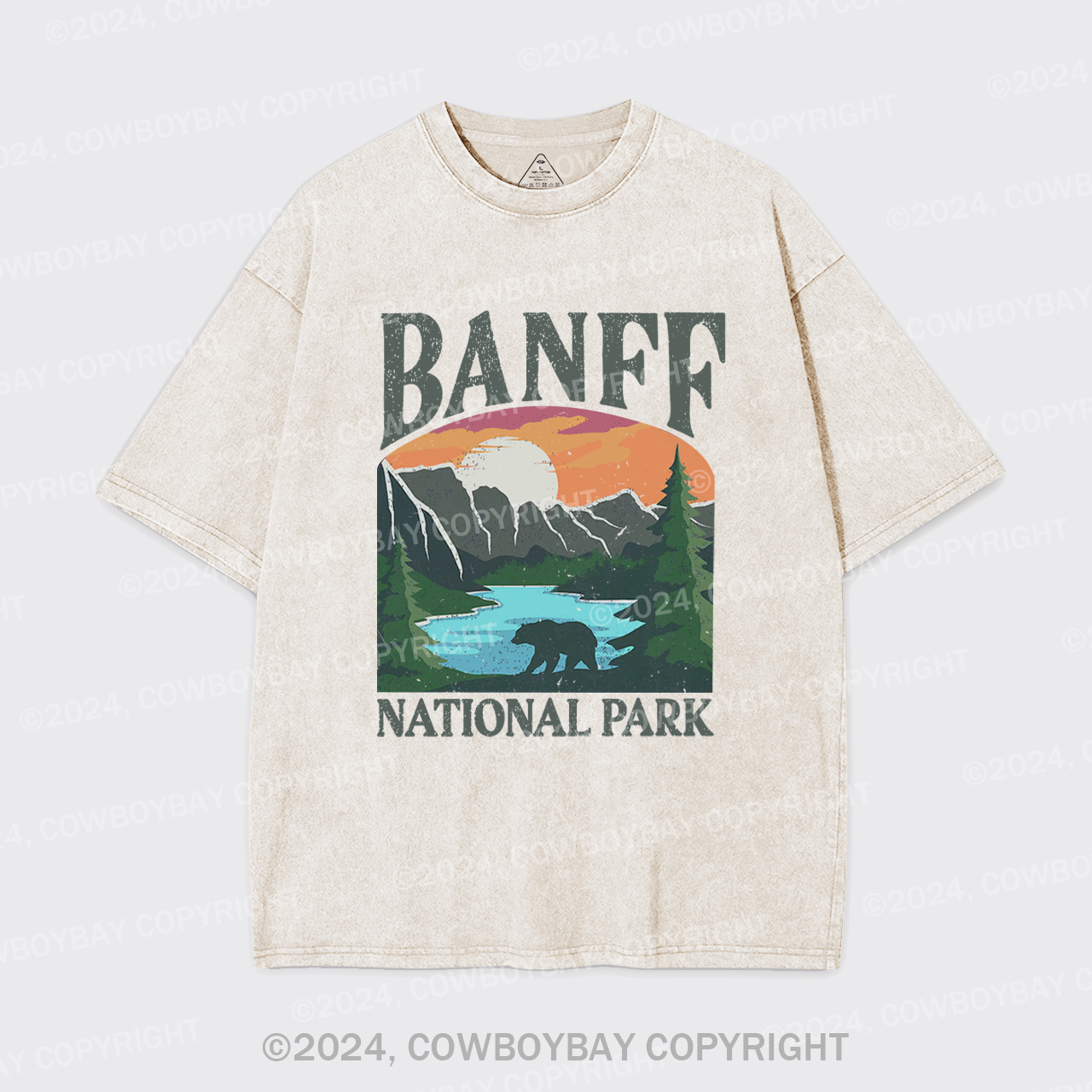 Rockies Banff National Park Garment-dye Tees
