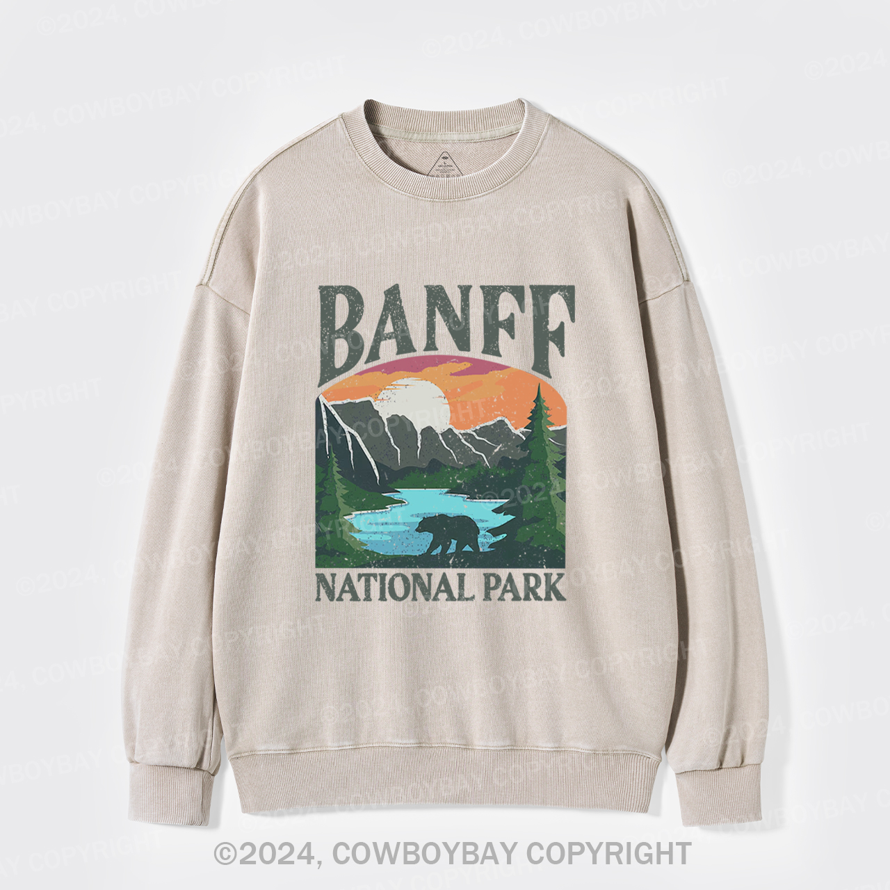 Rockies Banff National Park Washed Sweatshirts