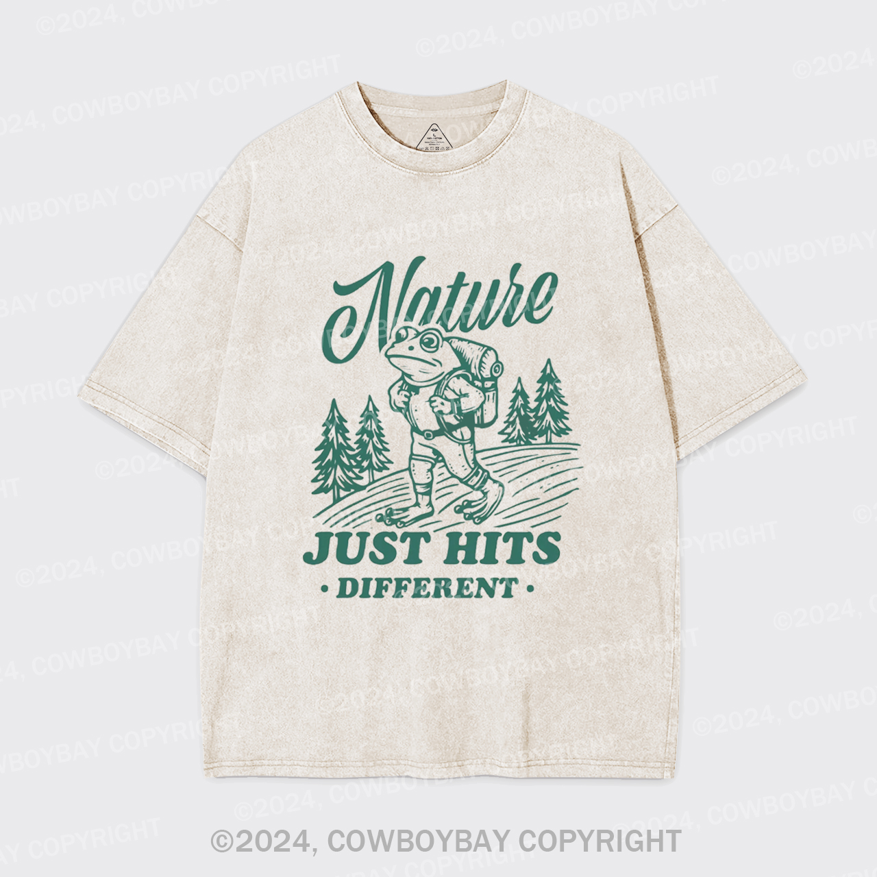 Nature Just Hits Different Garment-dye Tees