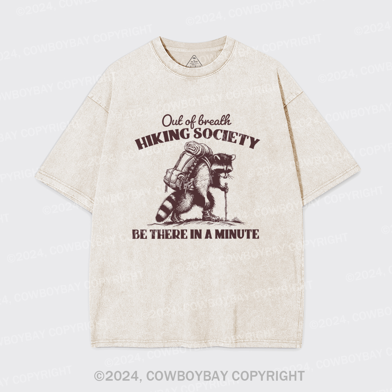 Out of Breath Hiking Society Garment-dye Tees