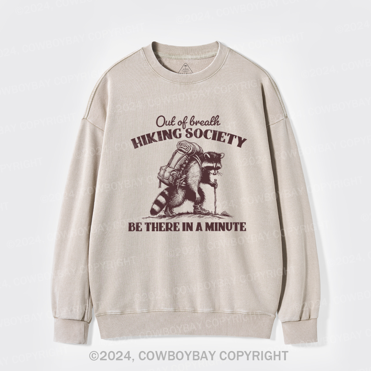 Out of Breath Hiking Society Washed Sweatshirts