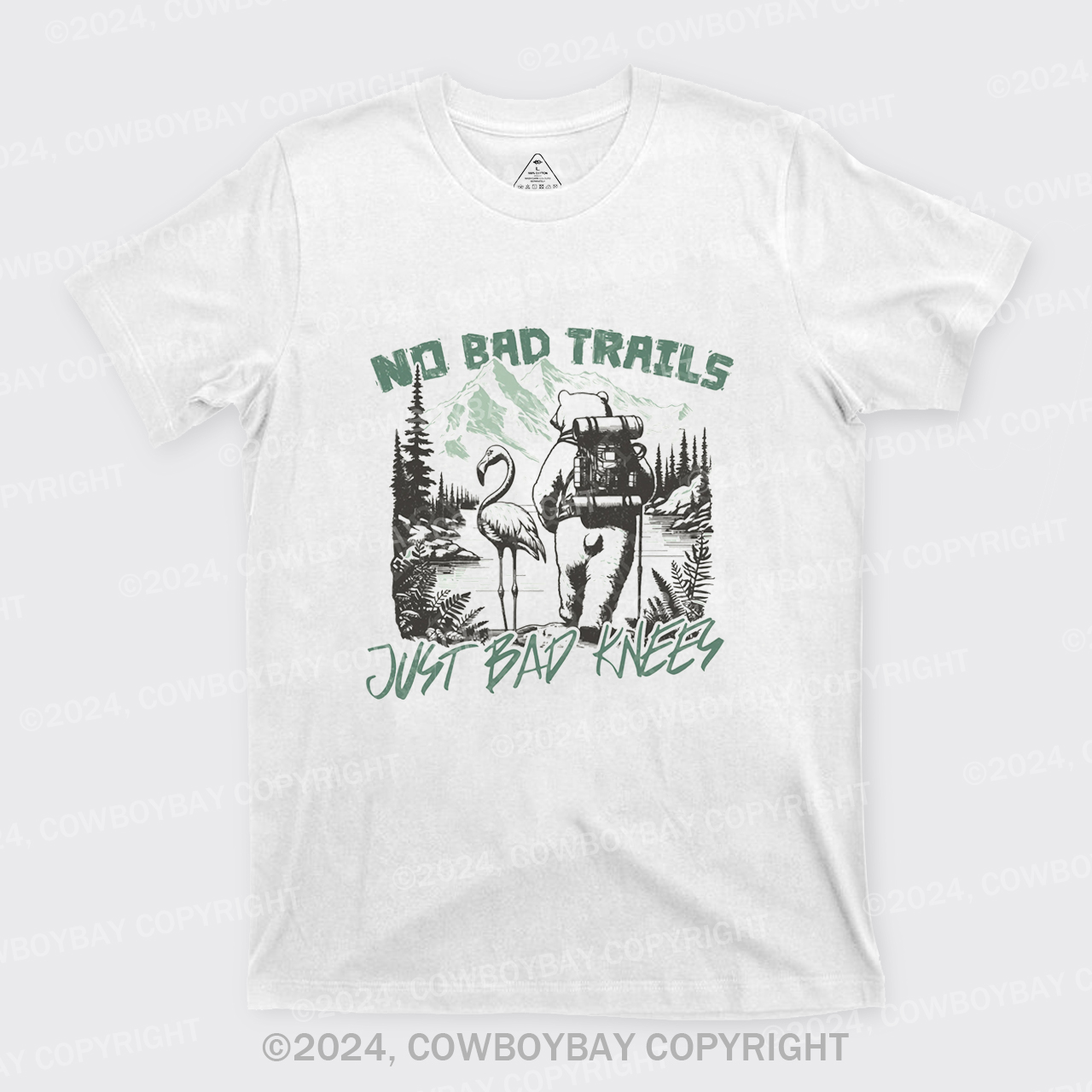 Nature Adventure No Bad Trails Just Bad Knees T-Shirts