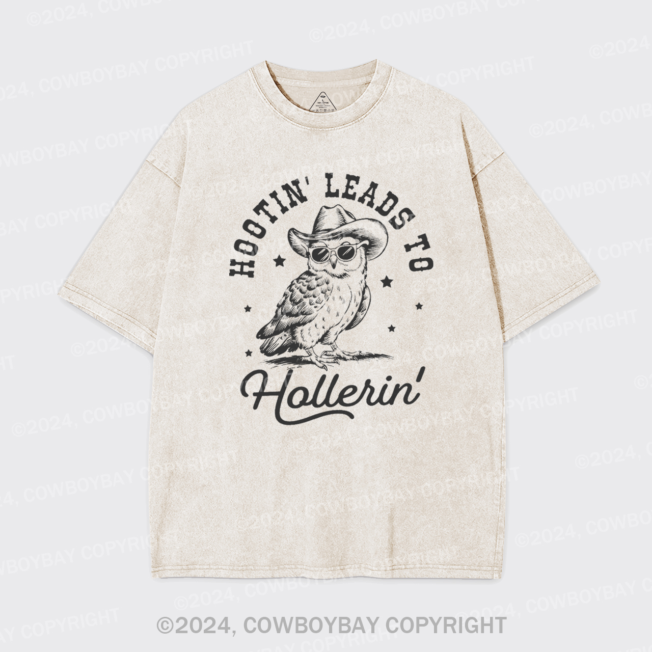 Hootin' Leads To Hollerin Garment-dye Tees