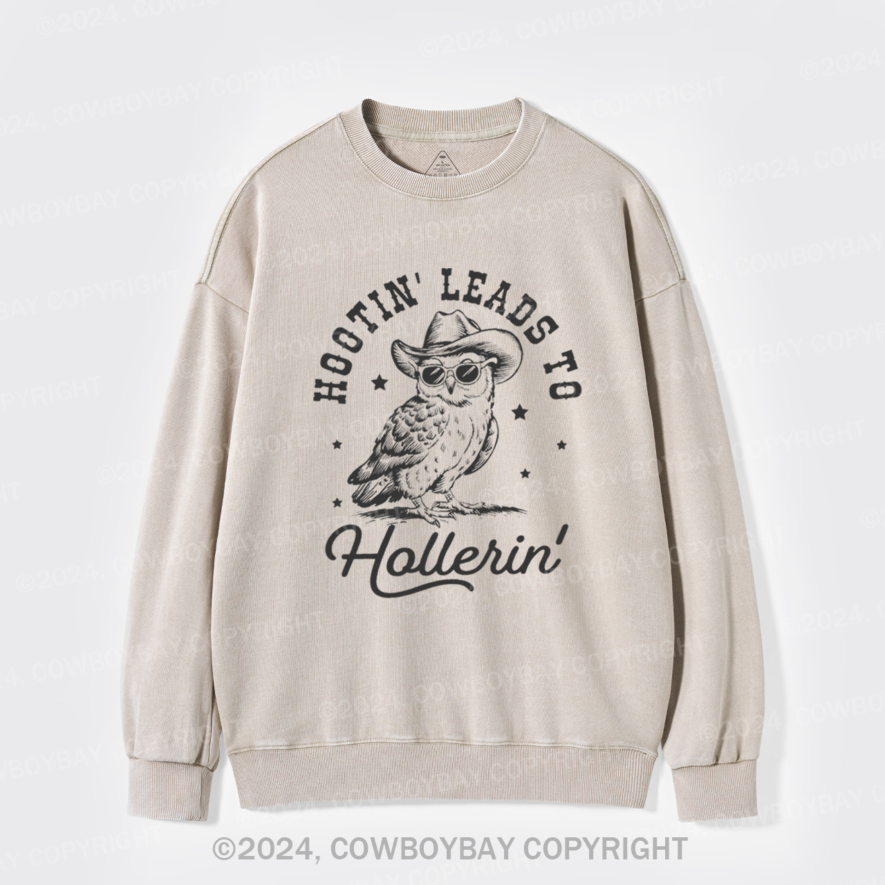 Hootin' Leads To Hollerin Washed Sweatshirts