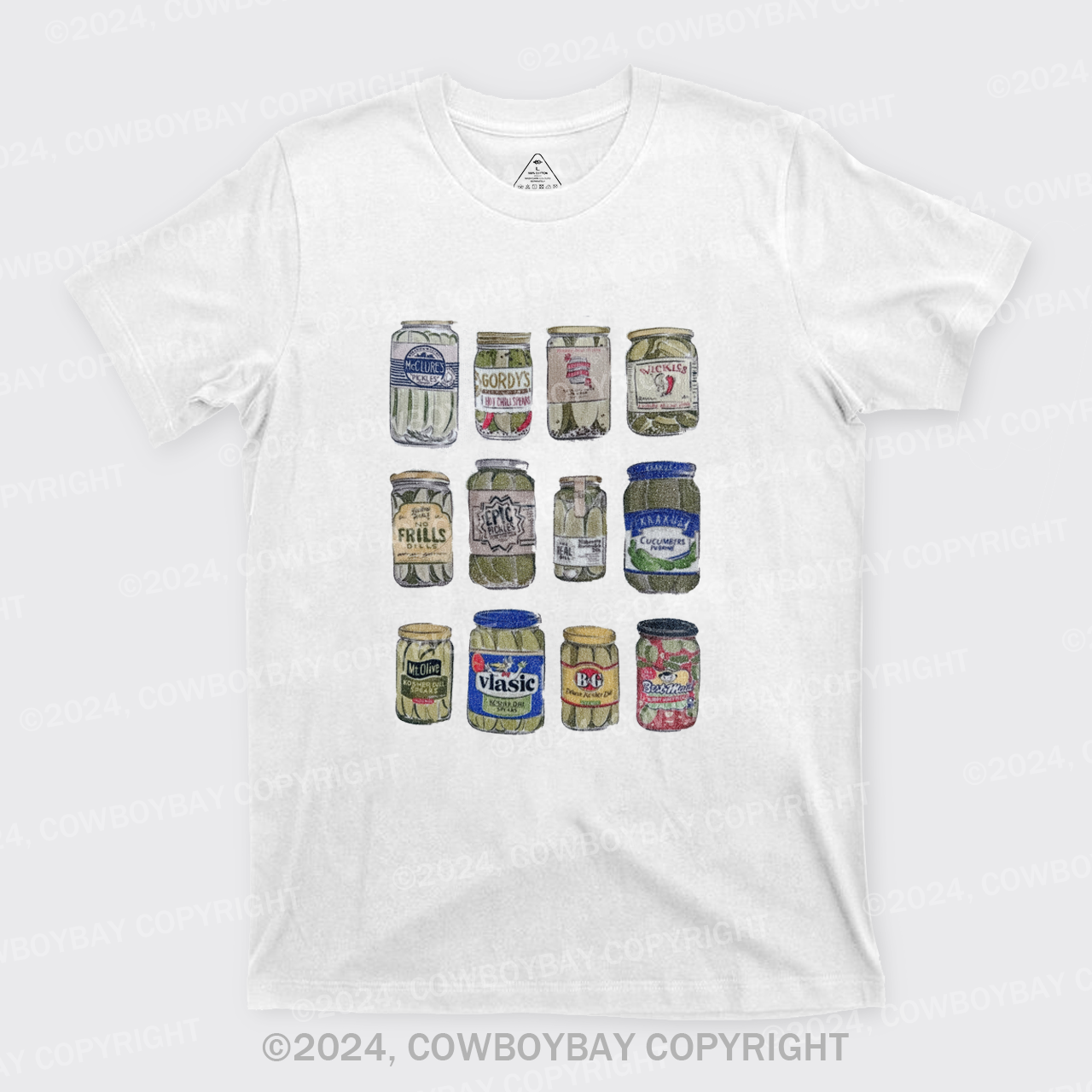 Vintage Canned Pickles Funny T-Shirts