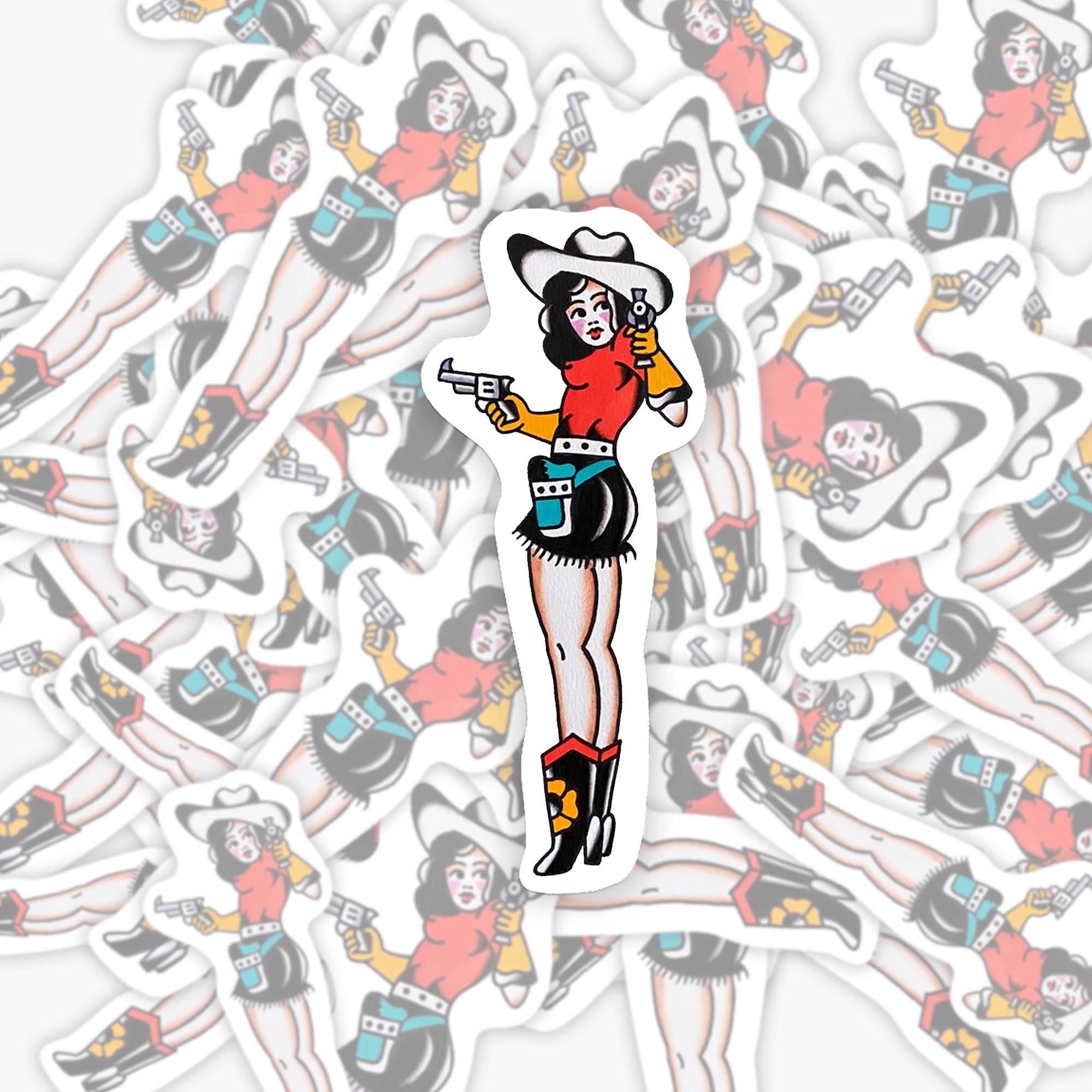 Bold And Fearless Cowgirl Spirit_Broncobay Sticker