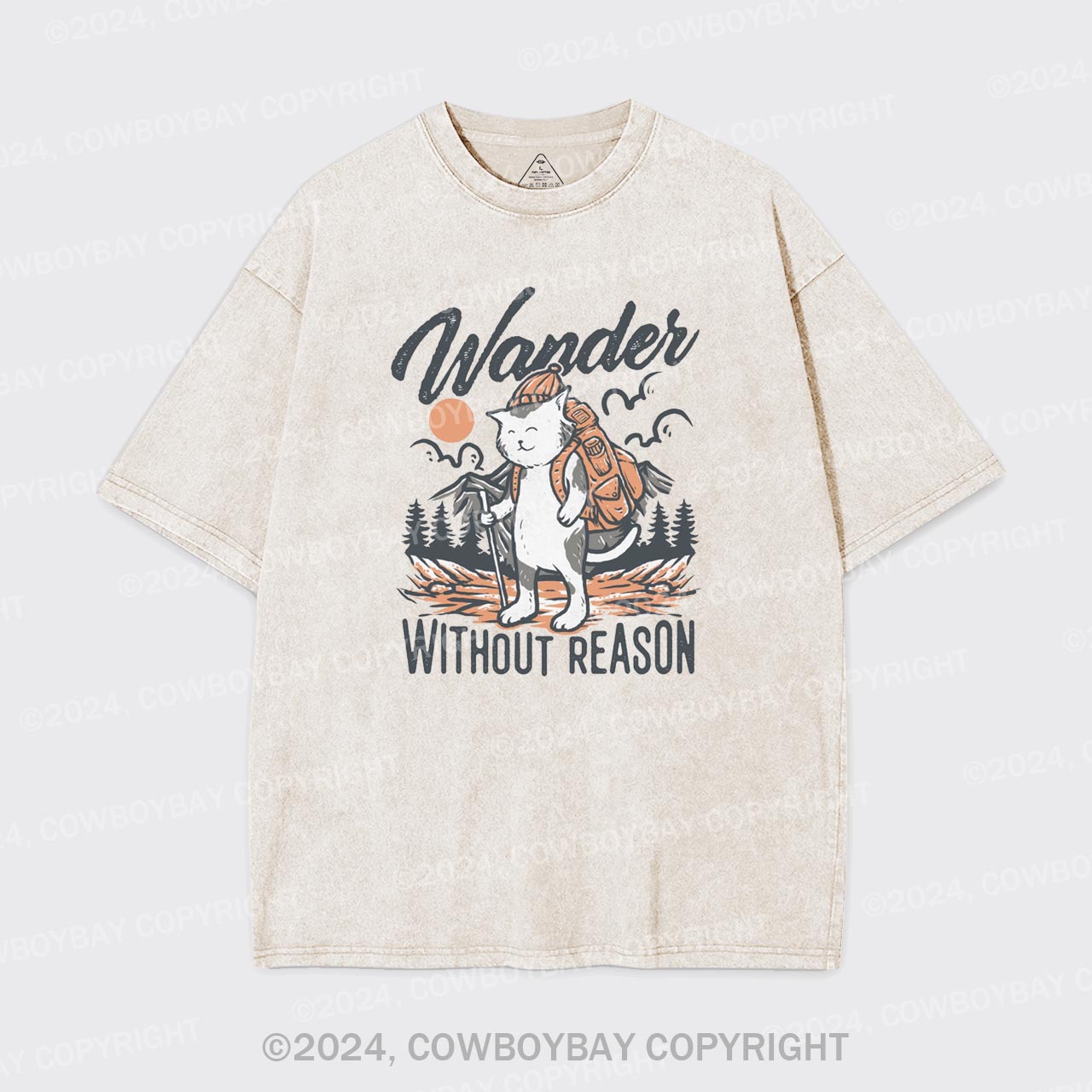 Wander Without Reason Garment-dye Tees